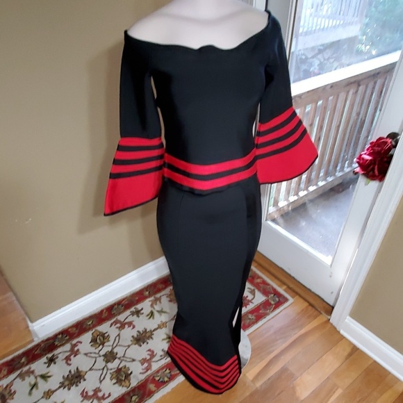 Two piece Body Con outfit ( Skirt & Top ) - Picture 4 of 8